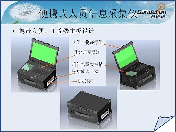 便攜式人員信息采集平臺(tái)